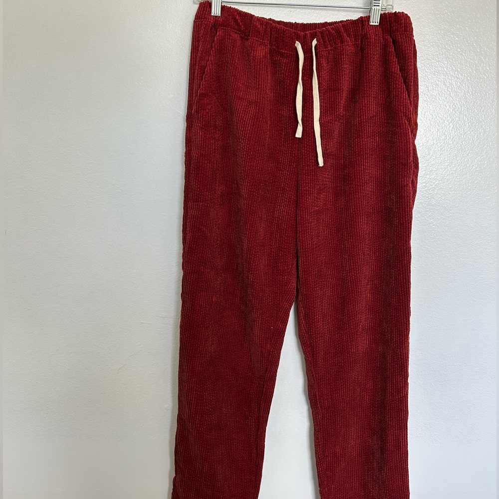 Vintage Burgundy Corduroy Pants